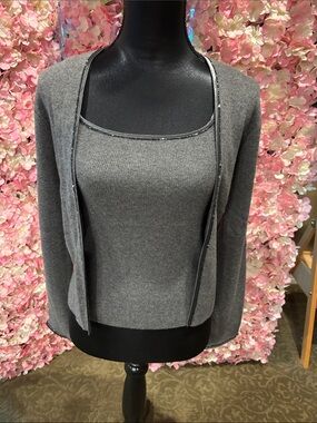 Carmen Marc Vali Cashmere 
 2 pc. Cardigan
